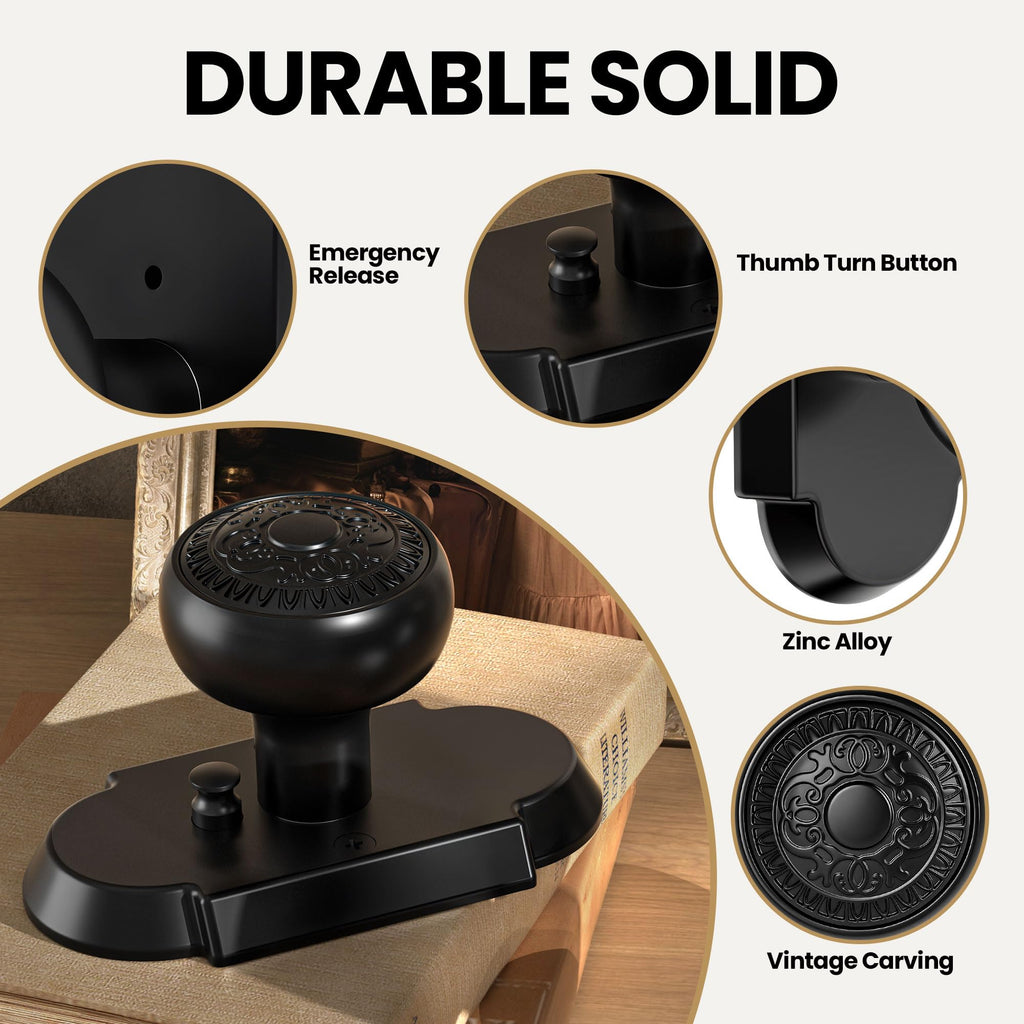 Black Door Knobs Interior Privacy Door Knob Antique Door Knobs with Lock