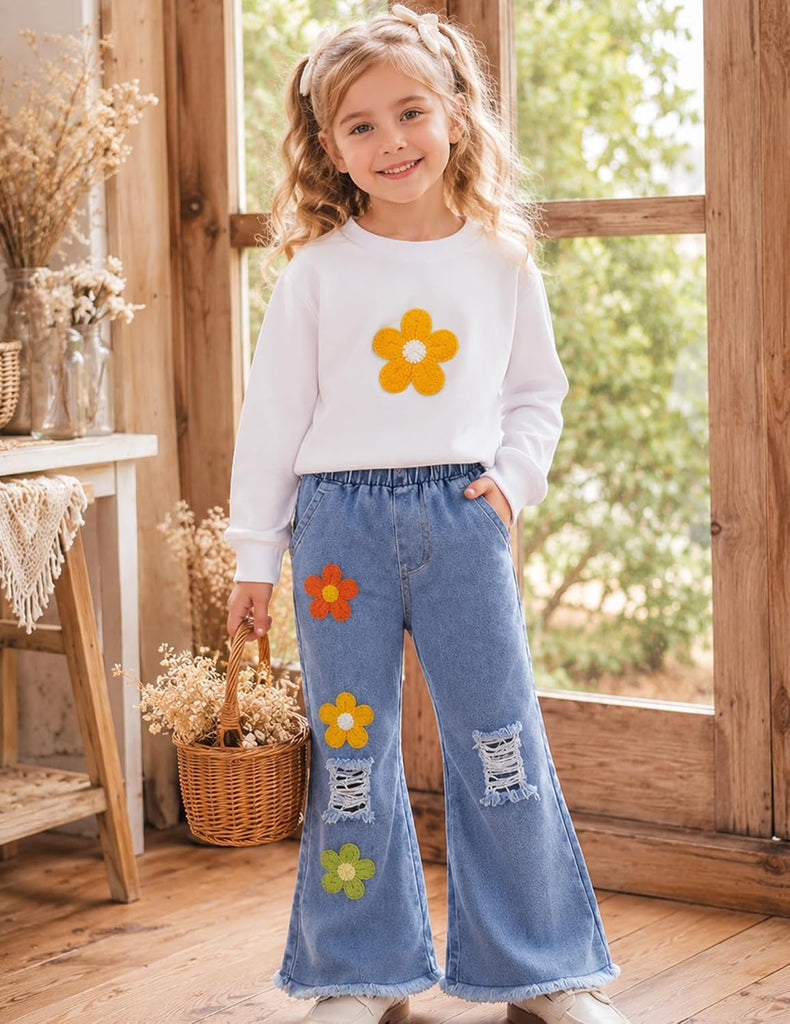 Baby Girl Clothes Toddler Girl Outfit Spring Shirts Top Infant Pants Little Mini Clothing Set 3Pcs
