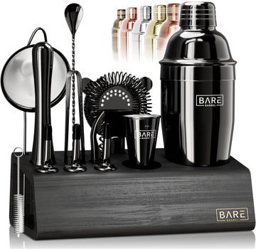 Mixology Bartender Kit Bar Set | 14-Piece Cocktail Shaker Set | Martini Barware Mixing Tools Bartending | Incl. 35 - Set of 14
