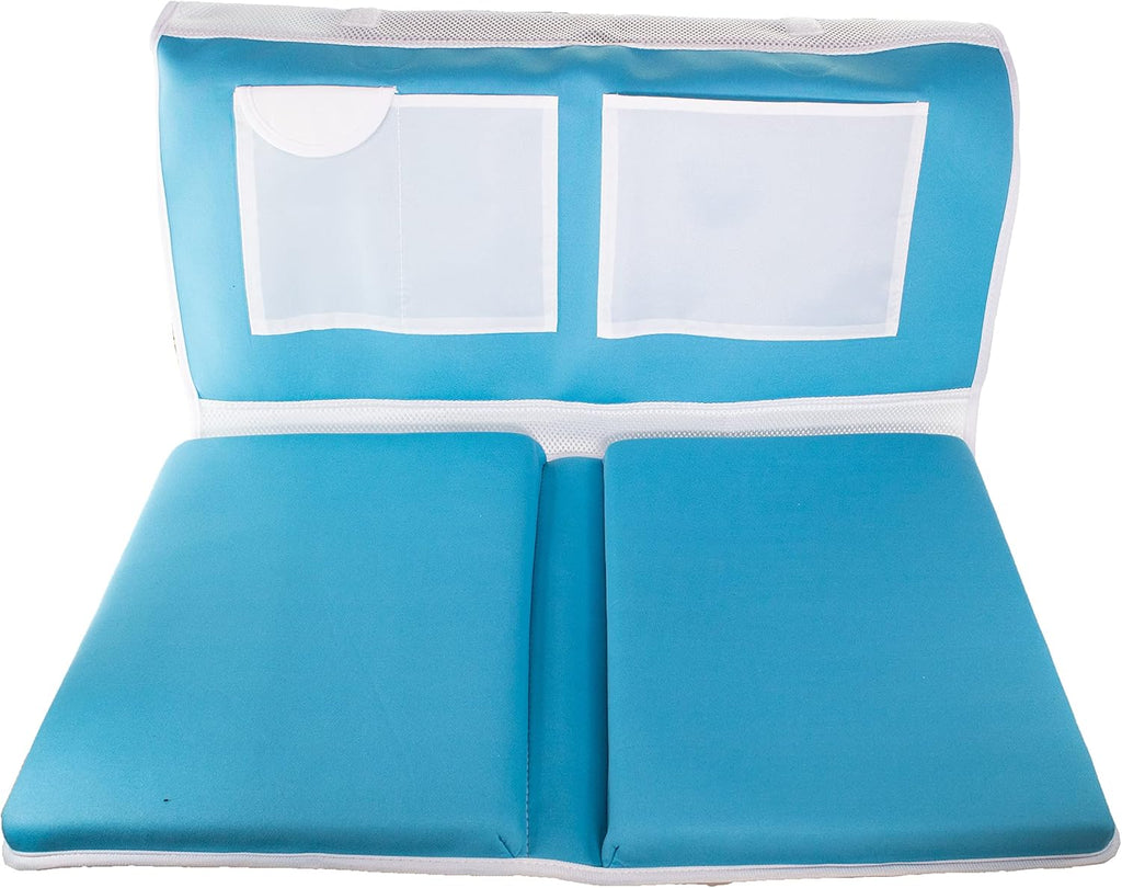 Bath Kneeler Pad & Elbow Armrest Mat for Bathtub - Baby Bath Kneeling Pad For Moms - Foldable Non Slip Safety