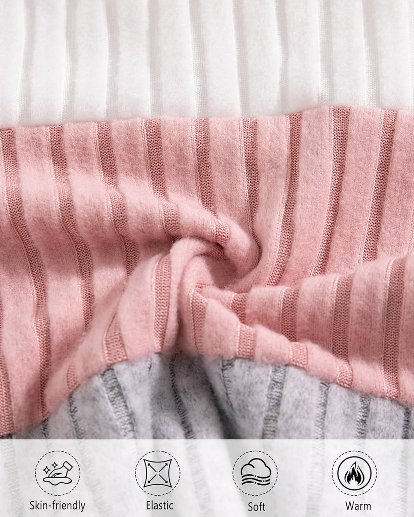 Toddler Girl Clothes Ribbed Fall Winter Outfits for Girls