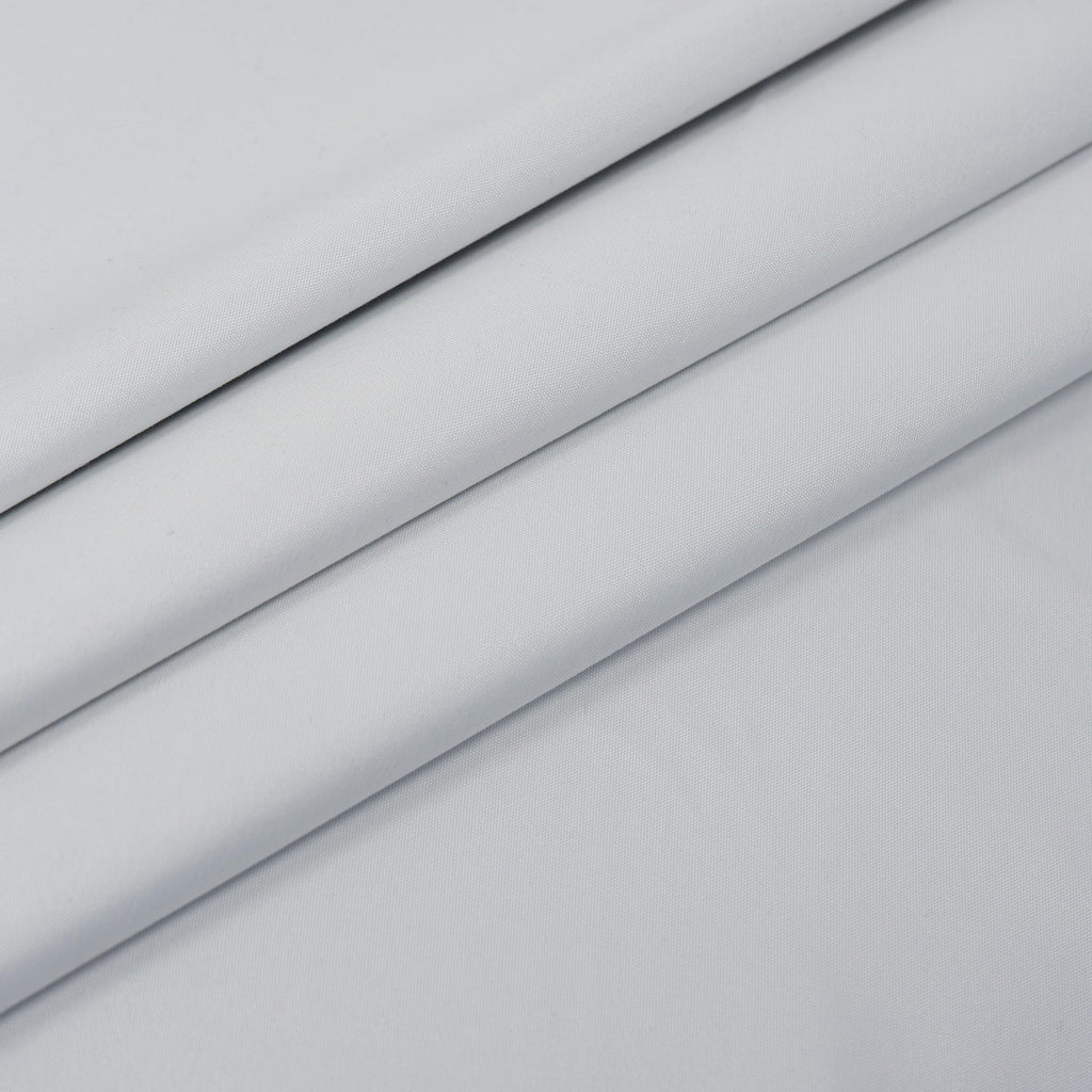 54 Inch 100% Polyester Budget Blackout Drapery Lining Fabric, Cut by Yard, White/White