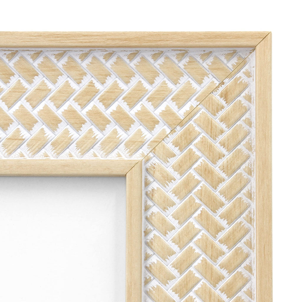 Boho 5x7 Picture Frame Rattan Photo Frame Set of 2