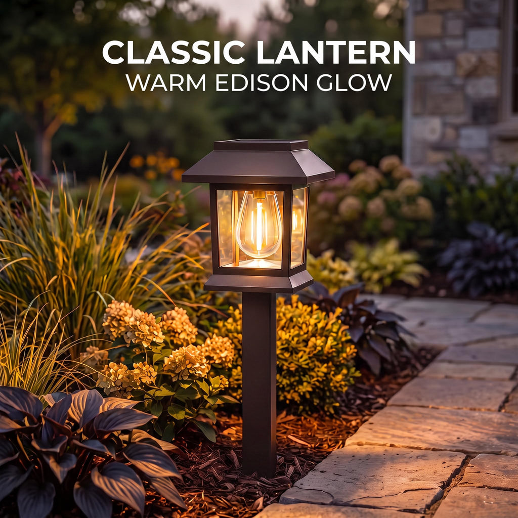 Solar Outdoor Lights, 12 Pack Solar Pathway Lights Waterproof, Landscape Lighting for Path Walkway Lawn Garden Yard