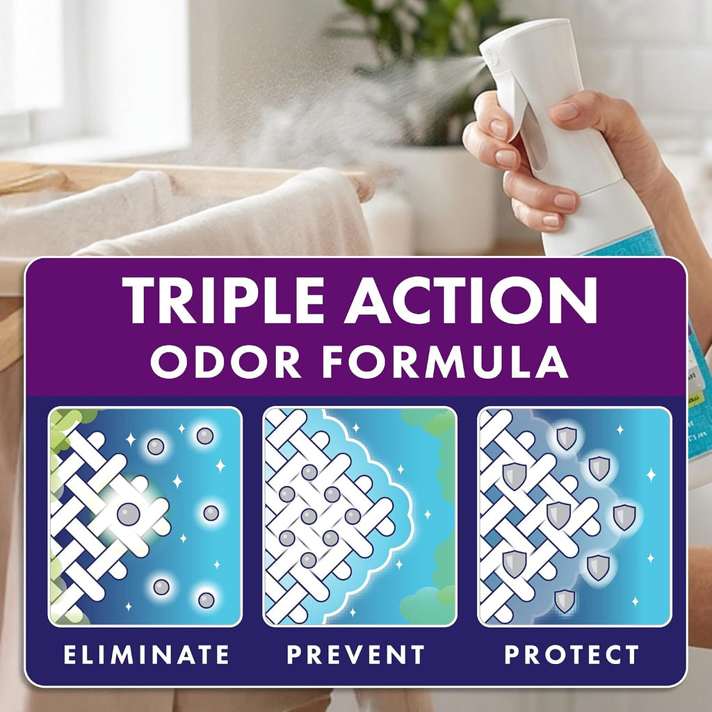 Fabric Spray Odor Eliminator - Powerful, Natural Silver Ion Deodorizing Technology - Clothes, Furniture And Couch - Set of 169