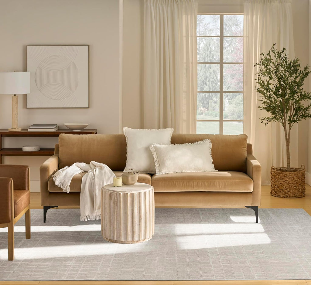 Home Nordic Ivory Area Rug - Easy Clean, Non Shedding, Bed Room, Living Room, Dining Room, Kitchen