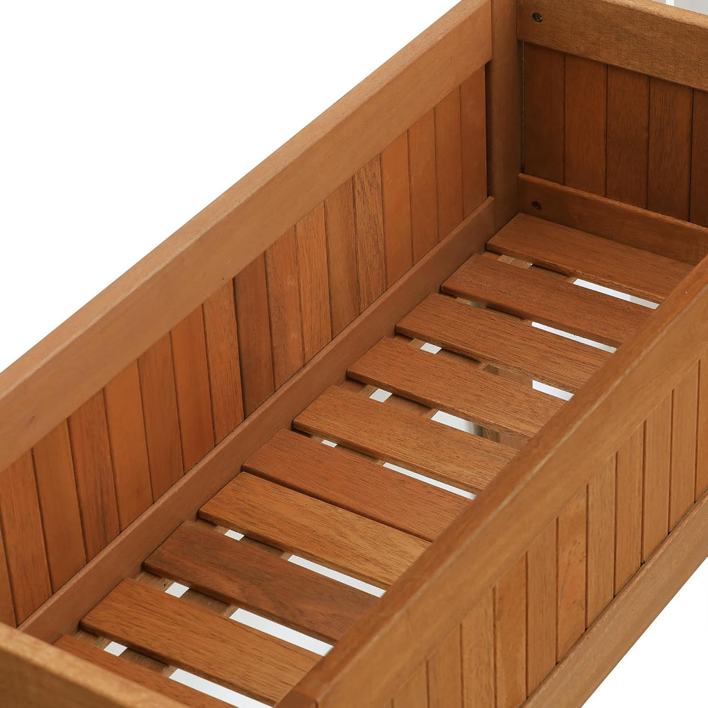 Planter Box, Outdoor Elevated Standing Planter Box, Raised Garden Bed with Legs, Outdoor, Indoor, Garden, Patio