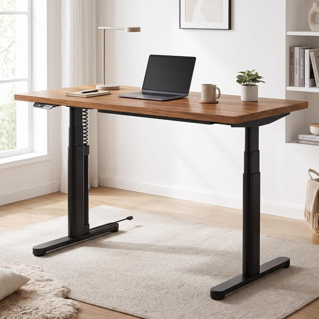 3-Stage Dual Motor Electric Standing Desk Frame, App Control, Black | 25.1"-50.5" height range,264 lb Dual-Motor
