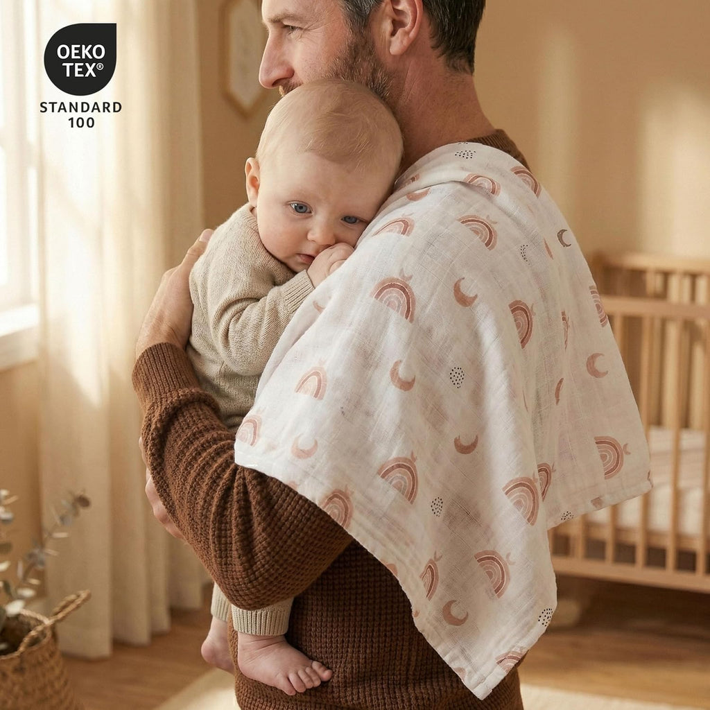 Receiving Blankets Muslin Swaddle Blanket for Girl Boy