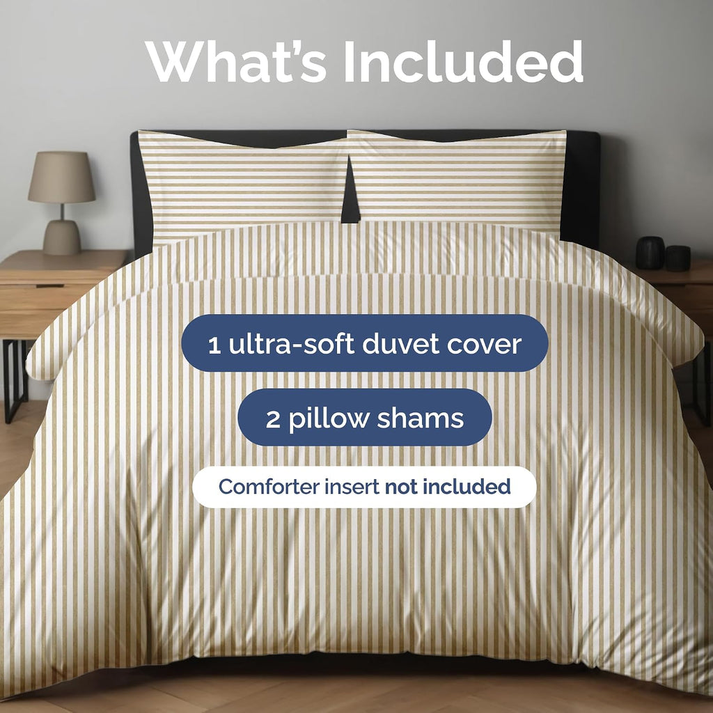 Duvet Cover Queen Set - Extra Soft Queen Duvet Cover 90 90 with 2 Pillow Shams - Hotel Luxury Easy Care & Fade Free