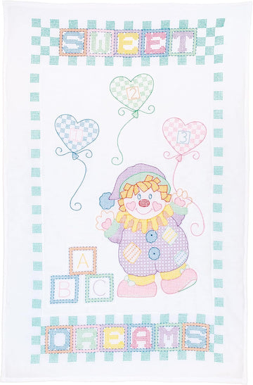 Dreams Clown Quilt Crib Top 40x60
