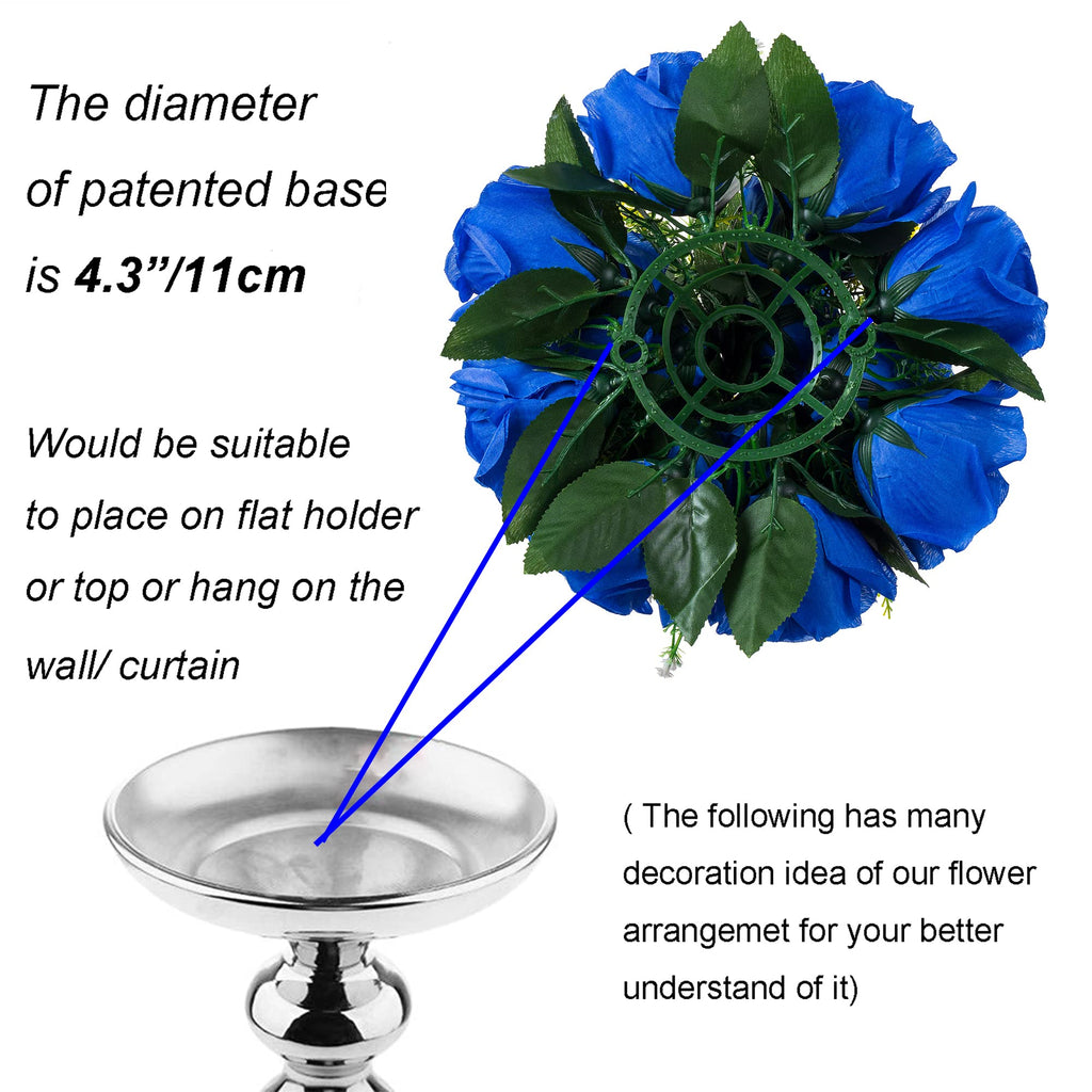 Blue Flowers Artificial for Decoration: 2 Pcs | Casa Home Living