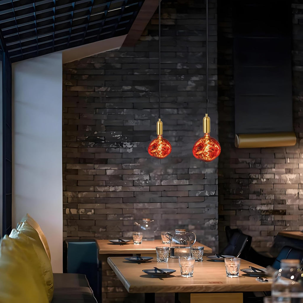 Oversized Giant LED Light Bulb, Dimmable,Rose Gold,6W, T150, E26