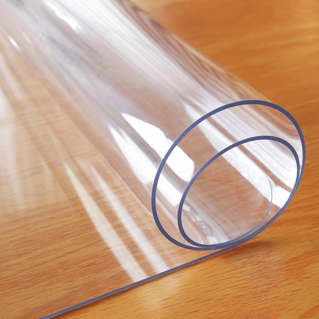 36 x 60 in Clear Table Protector 1.5mm Thick Plastic Table Cover