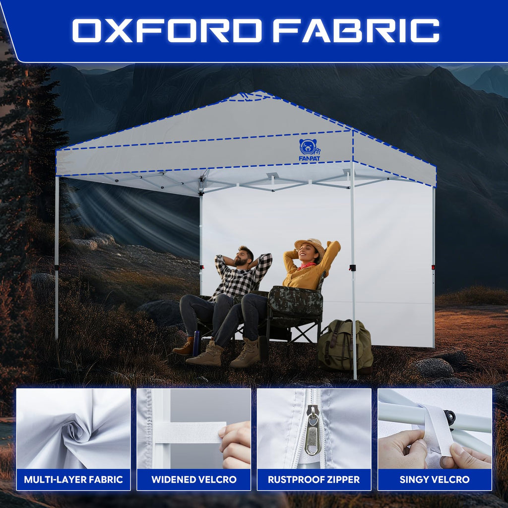 Sidewalls for 12x12 Pop Up Canopy, White (3Pcs Sidewalls Only)