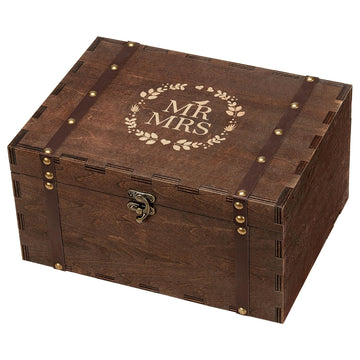 Large Mr and Mrs Wedding Keepsake Memory Box, Bridal Shower Gifts