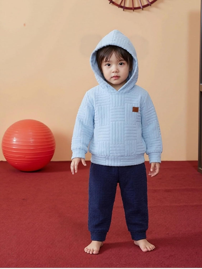 Toddler Boy Hoodie Clothe Long Sleeve Sweatshirt + Pants Set 2Pcs