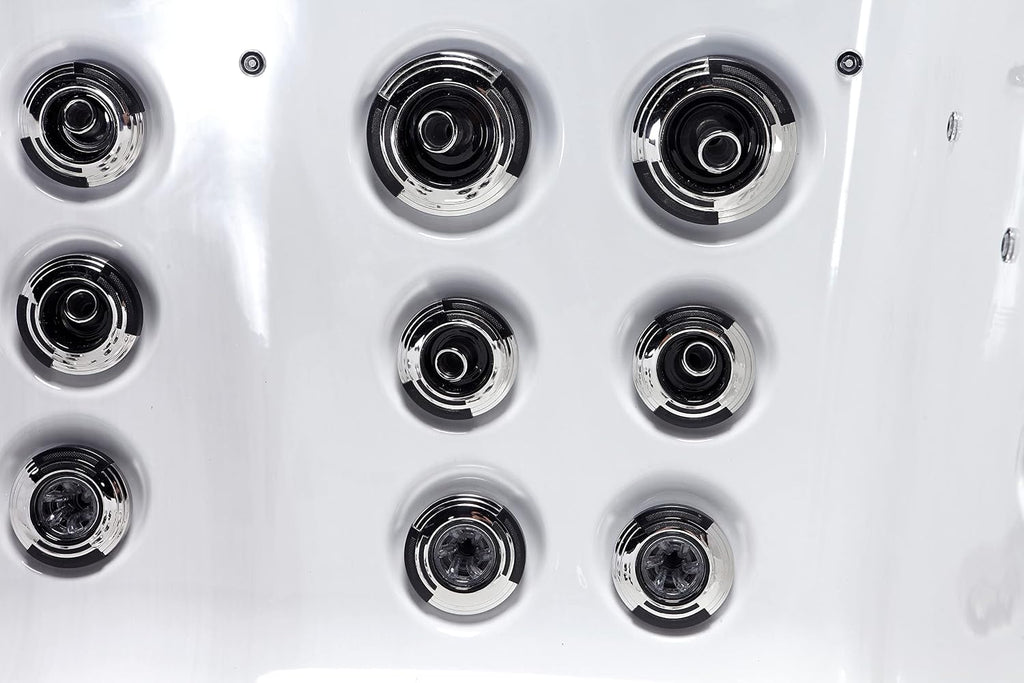 6 Person Luxury Outdoor Portable Spa - 44 Jets - Above Ground Hot Tub