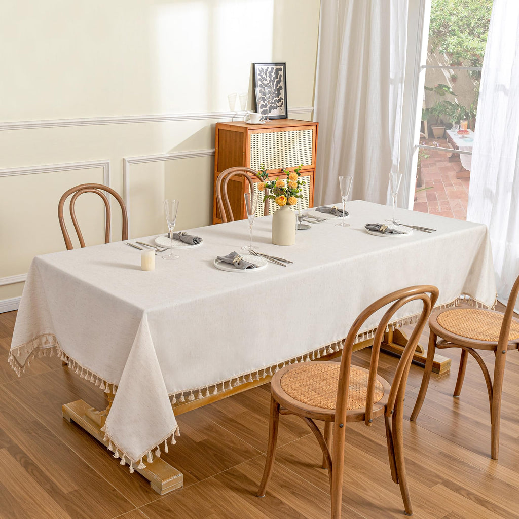 Table Cloth 60x102 in Rectangle Table, Waterproof Tablecloths