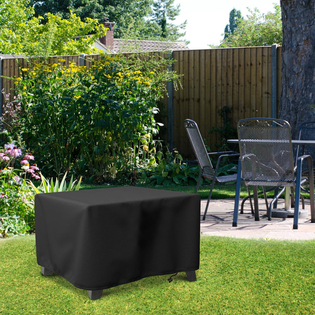 Fire Pit Cover 32 inch, Fits 28-32 inch Firepit, Square, Black