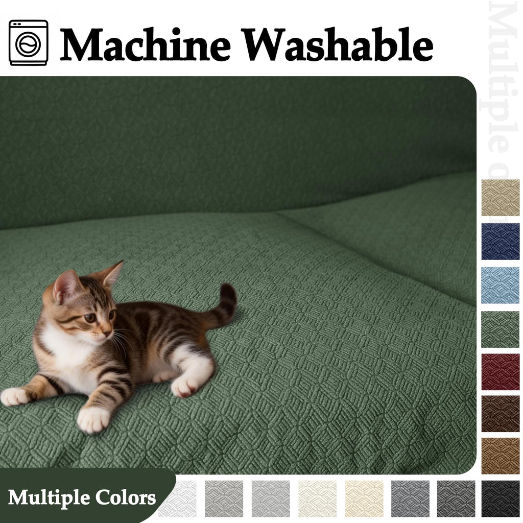 Waterproof Reclining Sectional Couch Covers Washable L Shaped Couch Cover for Sectionals Recliner Sofa Covers Stretch