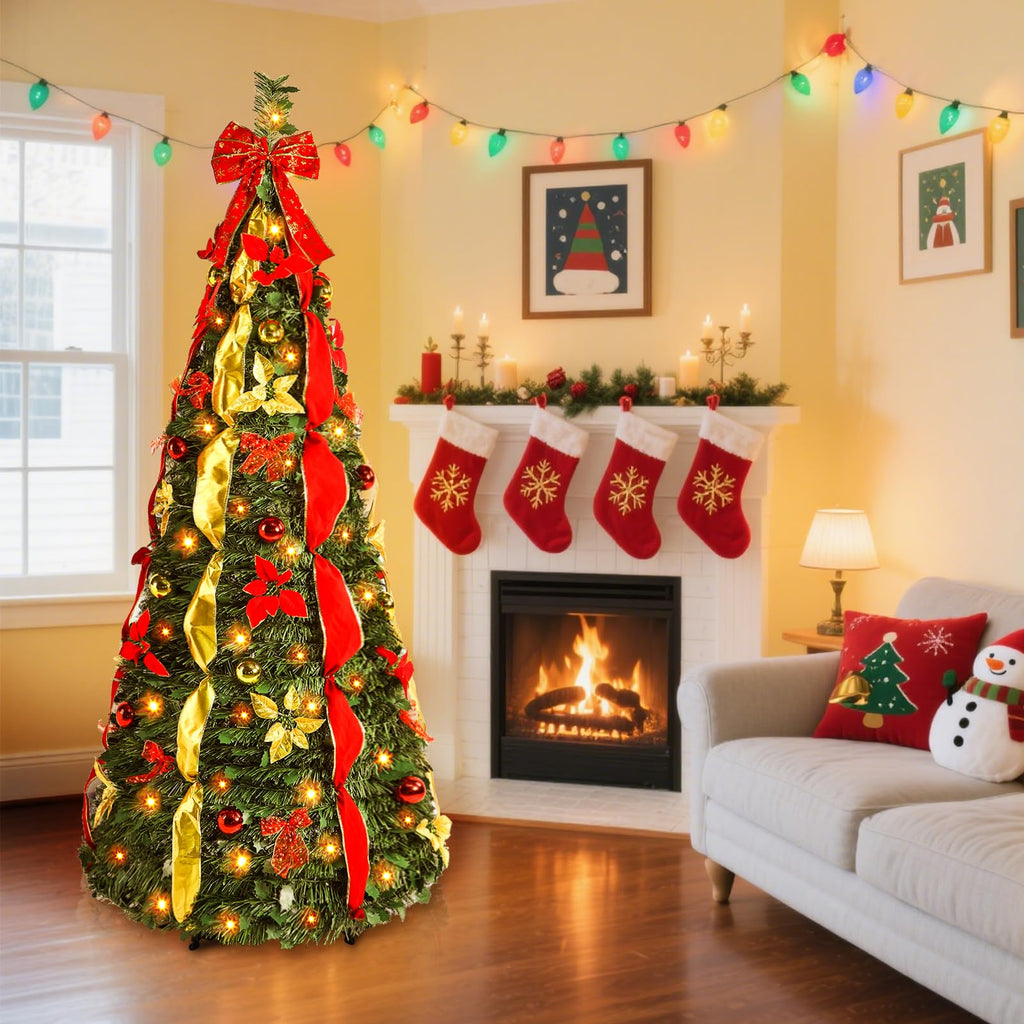 6FT Pop Up, Full Shape, Remote, Dual Color Lights