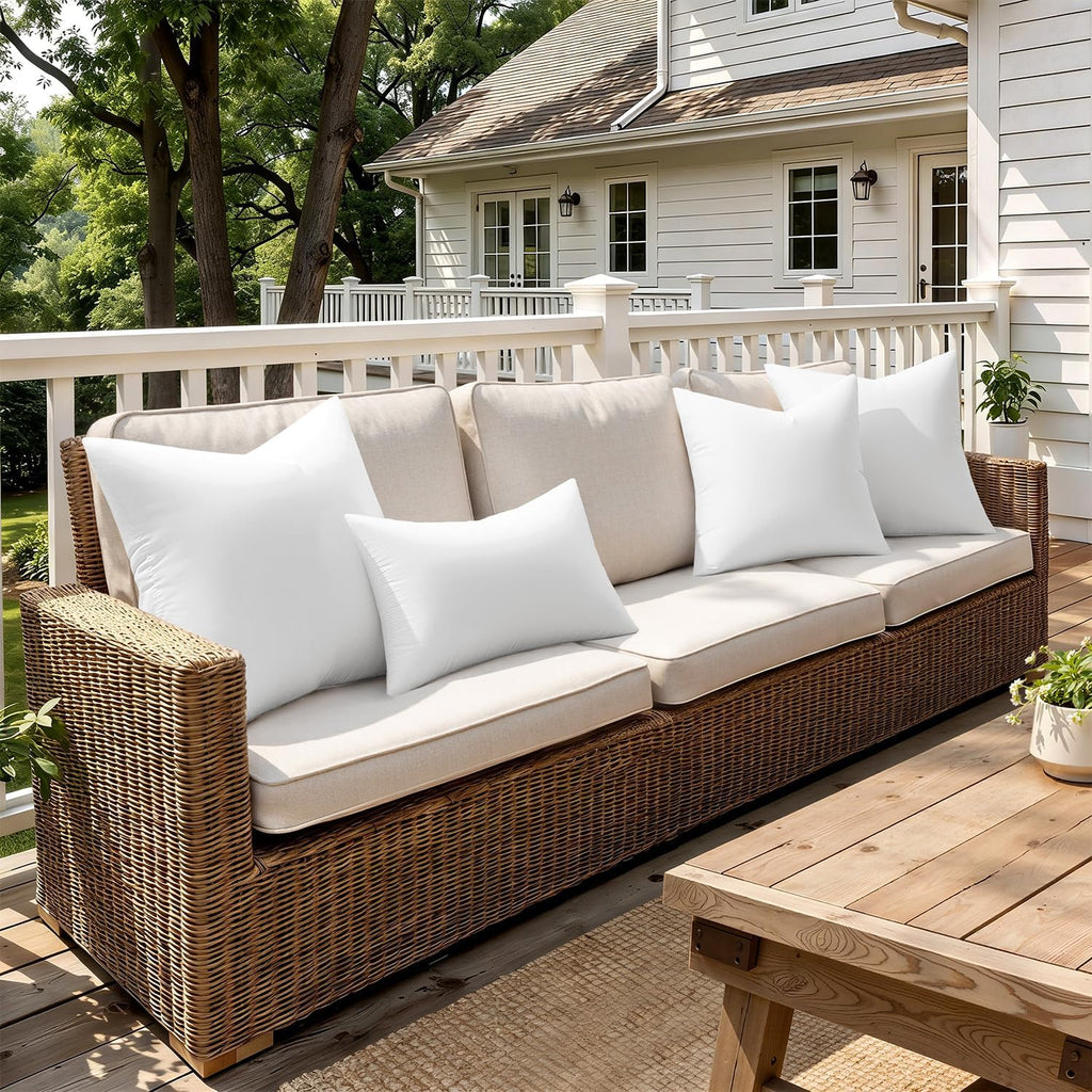 Outdoor Pillow Inserts 12x20 - Set of 2