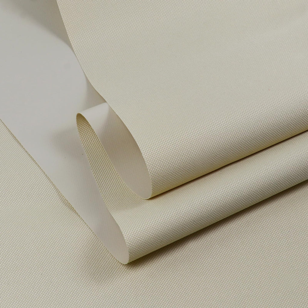 Marine Waterproof Canvas Fabric 600D PVC Backing 60"×36" Ivory