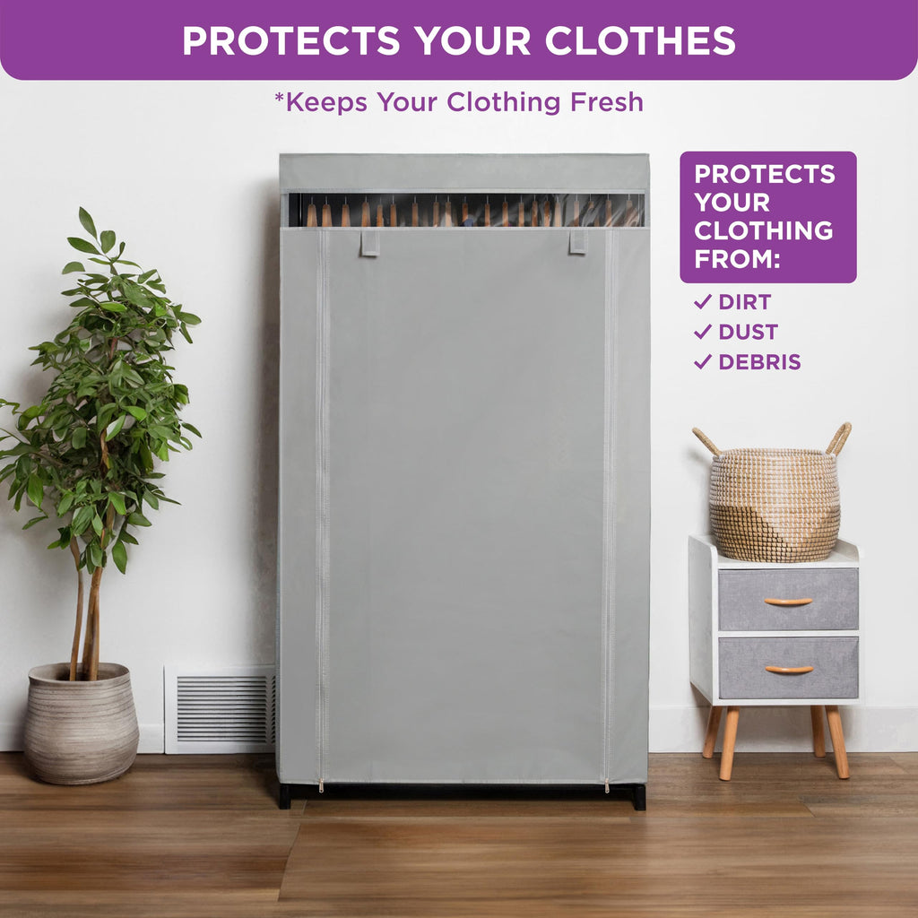 Portable Wardrobe Closet, 50 LBs Large Capacity