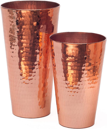 Boston Cocktail Shaker Set | Hand Hammered | 16, 25 oz - Set of 2