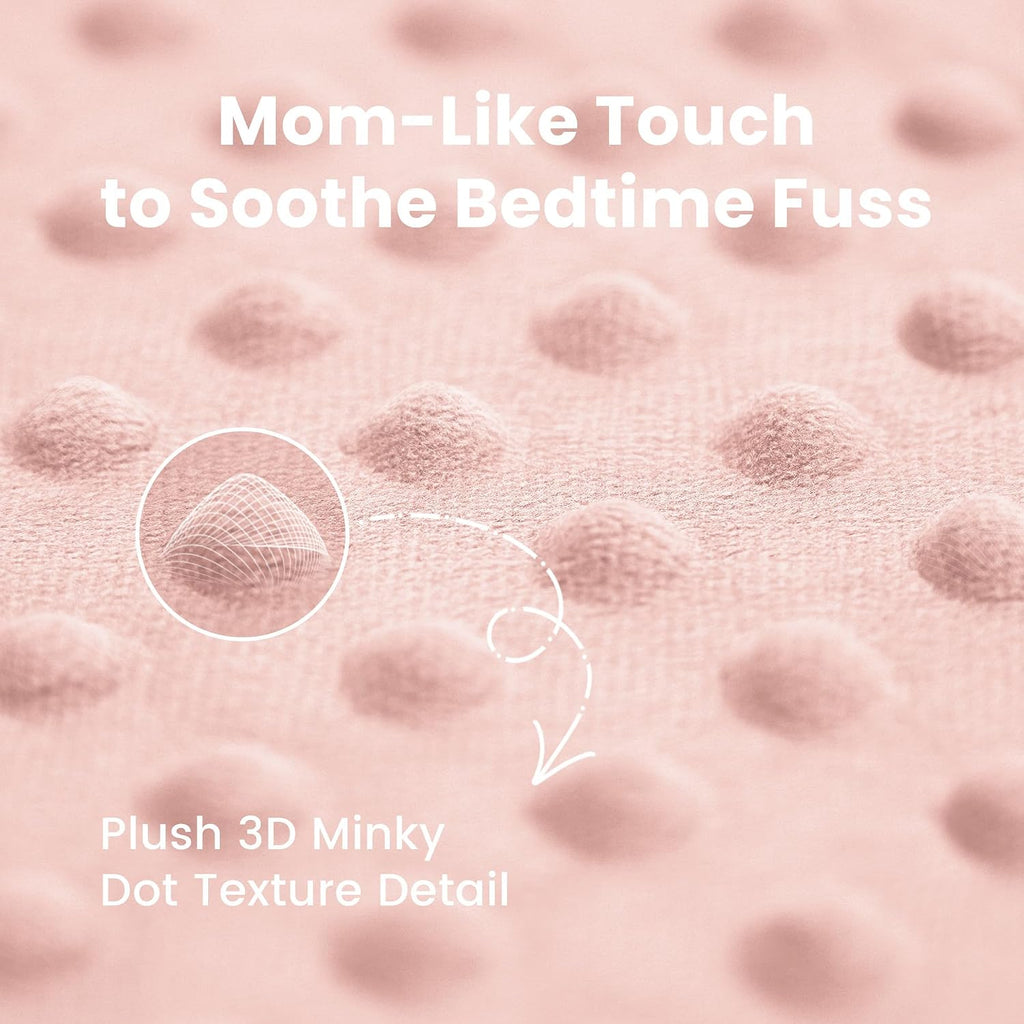 Floor Play Mat for Playpen, Extra Thick 50x50 Inches Padded Mat with Ultra Soft 3D Minky Dot & Removable Washable