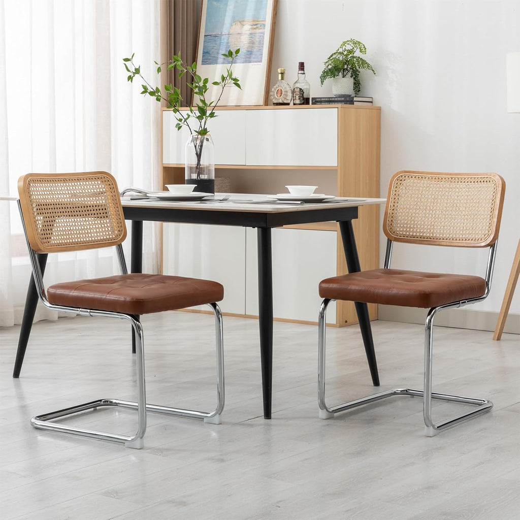 KCC Mid Century Modern Dining Chairs Set of 2