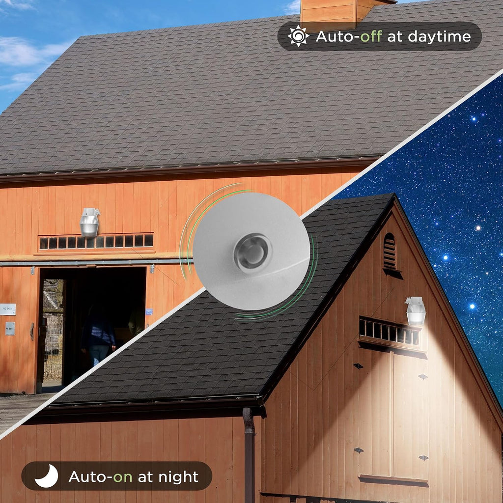 250W Equivalent Barn Light with 29W LED bulb Outdoor Dusk to Dawn Area and Flood Light with Photocell UL Listed LED