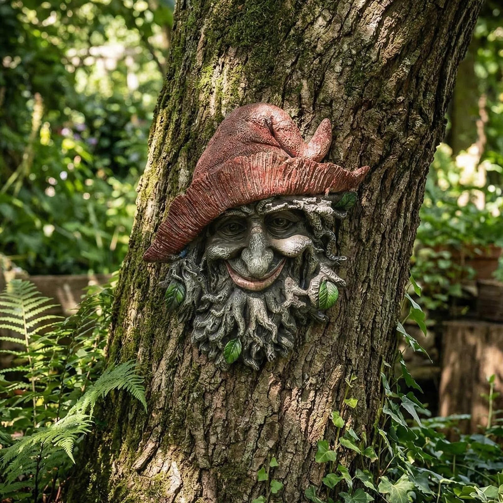 Tree Face Sculpture — Statues & Sculptures | Casa Home Living