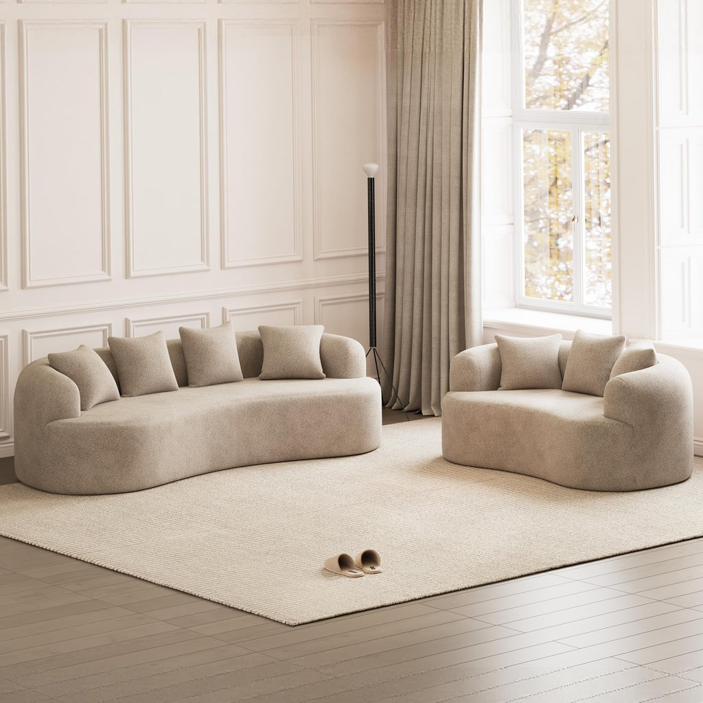 131" Modern Curved Sectional Sofas