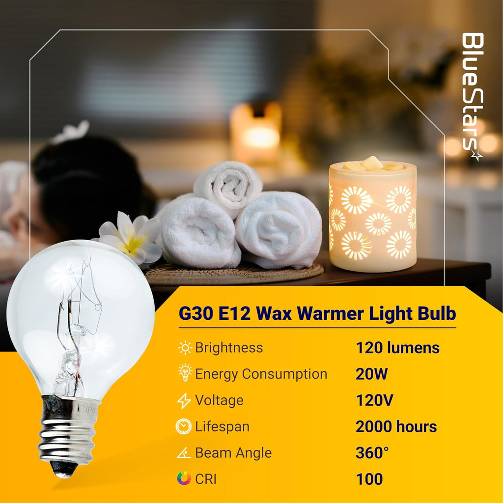 G30 E12 20W Bulb for Middle Size Scentsy Warmers