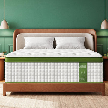 13 Inch Firm Full Mattress, Hotel Collection Hybrid Mattresses -Targeted Lumbar & Shoulder Support for Back Pain