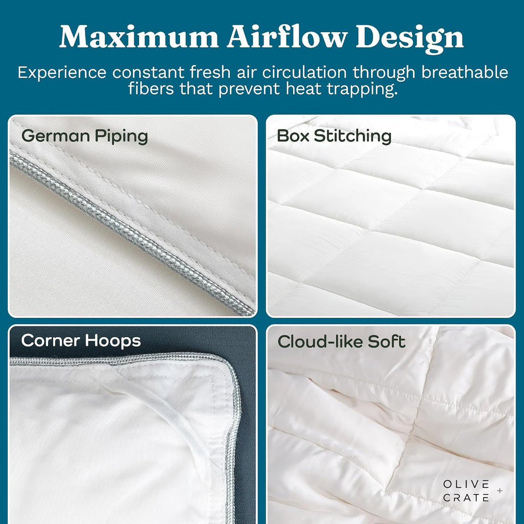 Bamboo Comforter - Queen Duvet Insert, 88"x90"