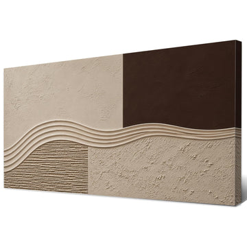 Abstract Brown Wall Art Vintage Neutral Picture Living Room Wall Decor Mid Century Modern Painting Canvas Prints
