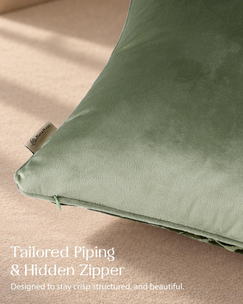 Cut Velvet Throw Pillow Cover, 20x20 Inch, Dark Green Blue Leopard