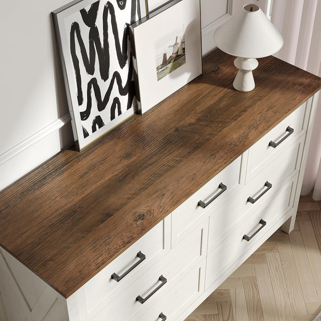 Farmhouse 7 Drawers, Antique White