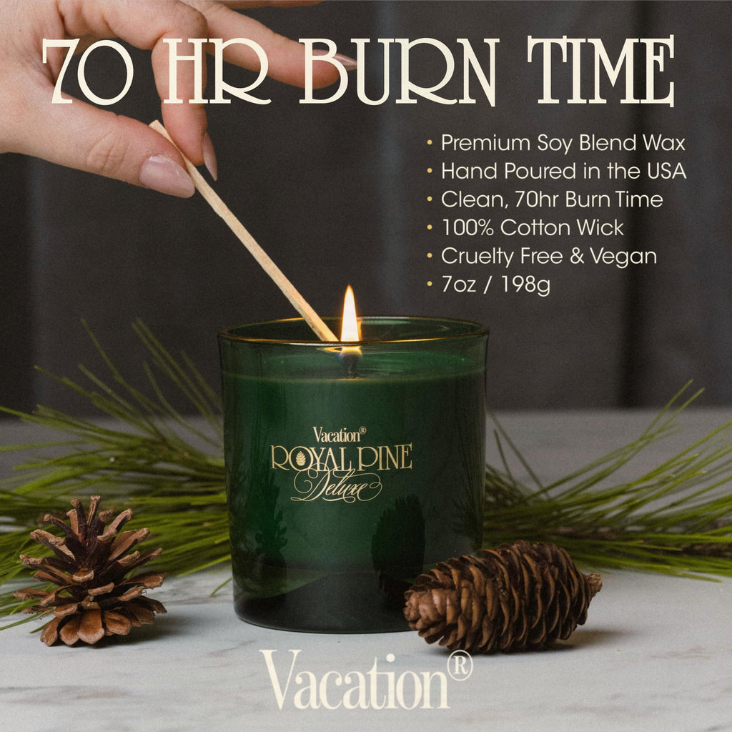 Royal Pine Scented Soy Candle, 7 Ounces