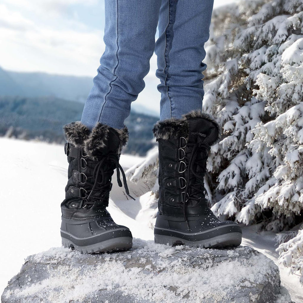 Girls Snow Waterproof Winter Boots