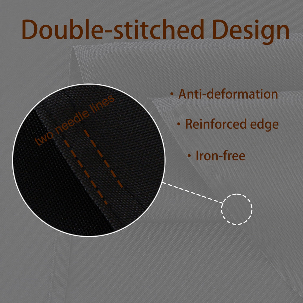 Black Oval Tablecloth, 60 x 84 Inch, Stain and Wrinkle Resistant Machine Washable Polyester Table Cloth, Fabric Table