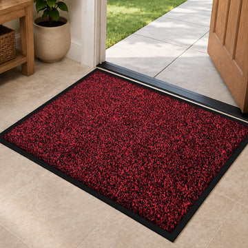 Super Absorbent Front Door Mat, 36" x 24", Non-Slip Washable Indoor Doormats, Low Profile Entryway Rug Outdoor, Dirt