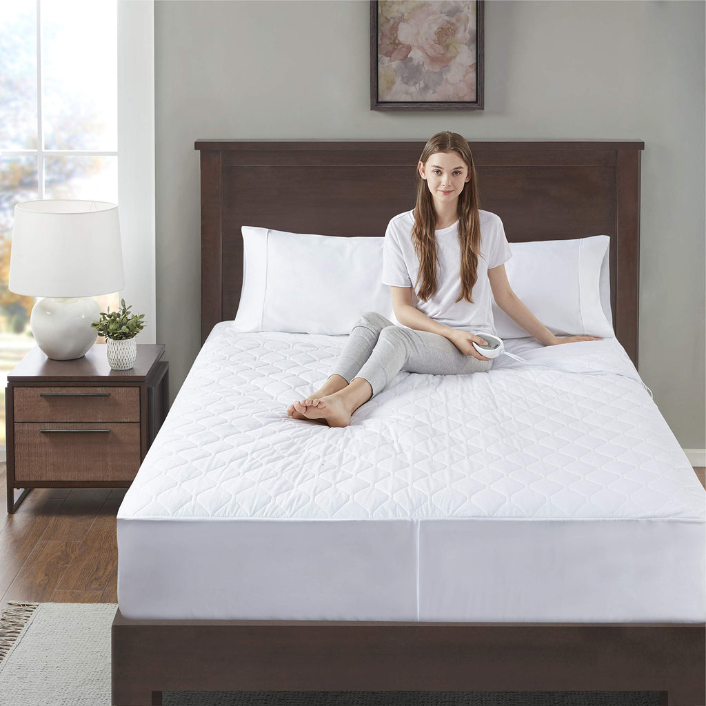 Heated Mattress Pad King, Dual Control Electric Bed Warmer
