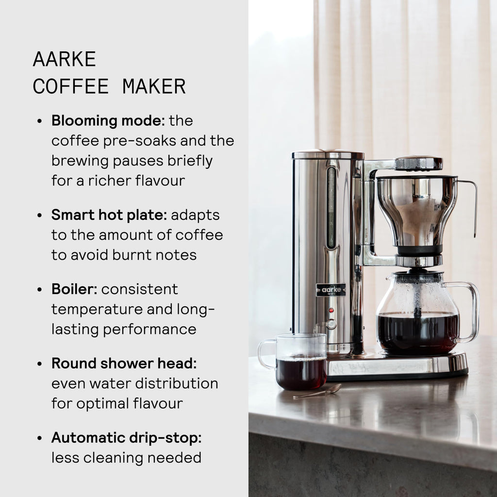 Drip Coffee Maker & Grinder Bundle, 60 Settings, Stainless Steel