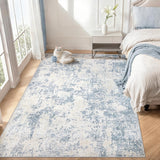 5x7 Area Rugs for Living Room: Washable Modern Abstract Area Rug Large Neutral Soft Rug Non Slip Low Pile Carpet for