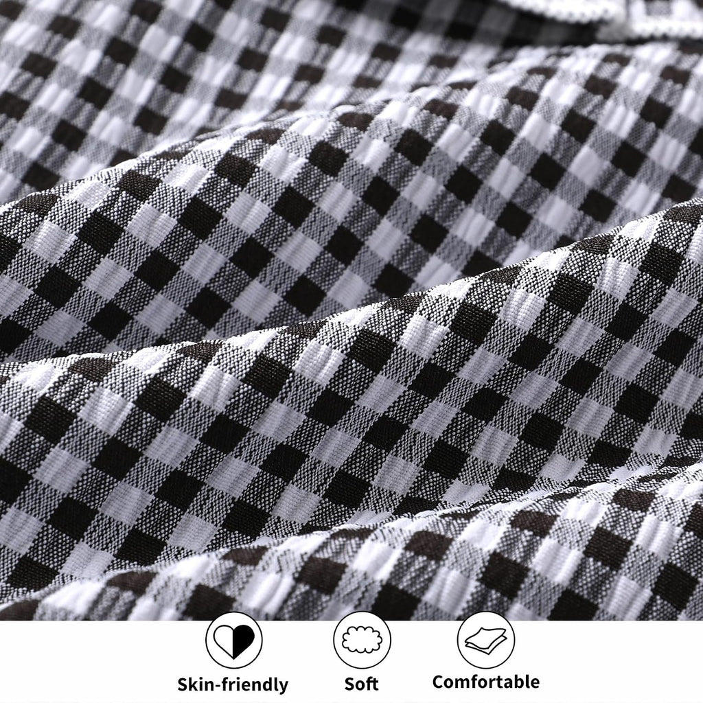 Toddler Girl Clothes Baby Fall Winter Outfits Gingham Shirt Plaid Pants Set