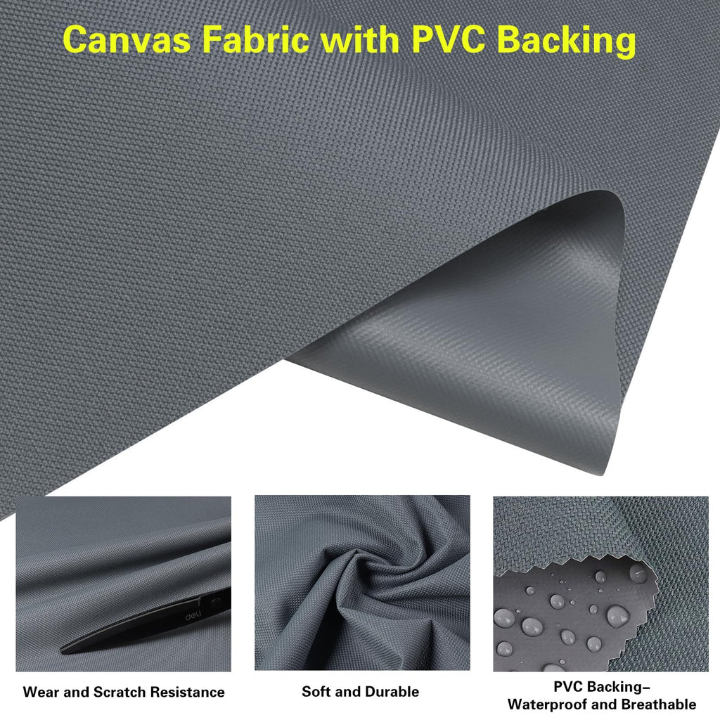 GlodWheel 60"×180" Marine Waterproof Canvas Fabric 600D Outdoor Material